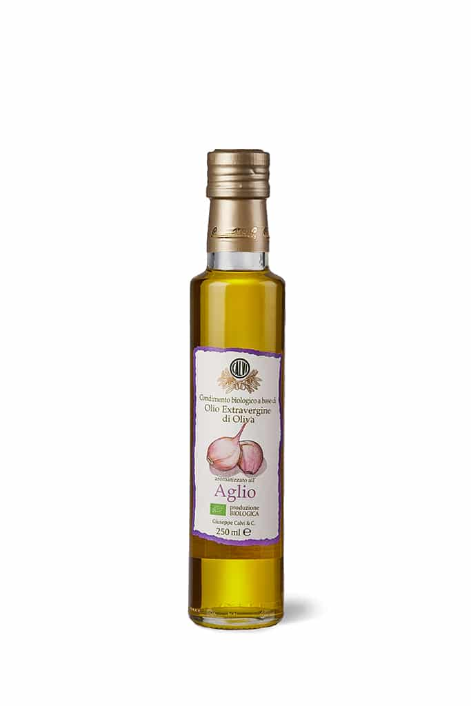 olio-extravergine-biologico-calvi-aromatizzato-aglio-250ml